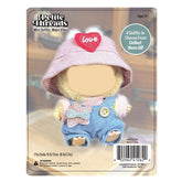 Petite Threads: Knit Blue & Pink Overalls & Hat for Dolls Simple Showcase
